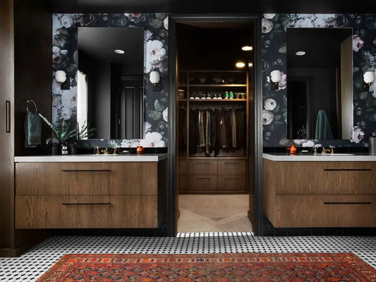 Crafting Intimate Luxury: A Dark Floral Transformation in Kinzie Park - Ellie Cashman Design