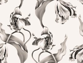 White Floral Wallpaper