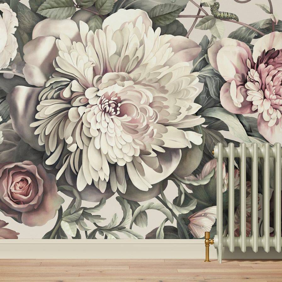Dark Floral II Wallpaper - wallpaper - Ellie Cashman Design