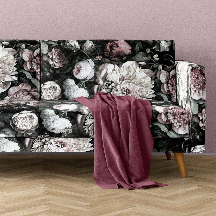 Dark Floral II Fabric - Ellie Cashman Design