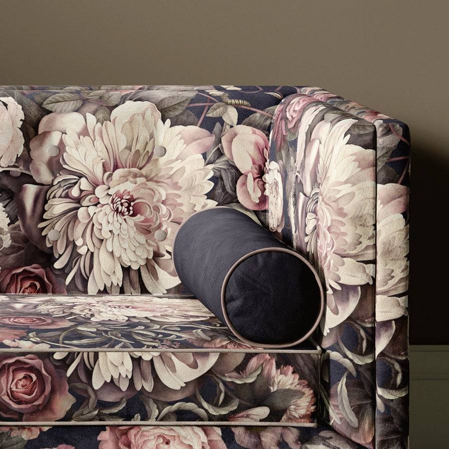 Dark Floral II Fabric - Ellie Cashman Design