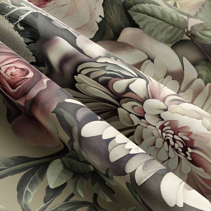 Dark Floral II Fabric - Ellie Cashman Design