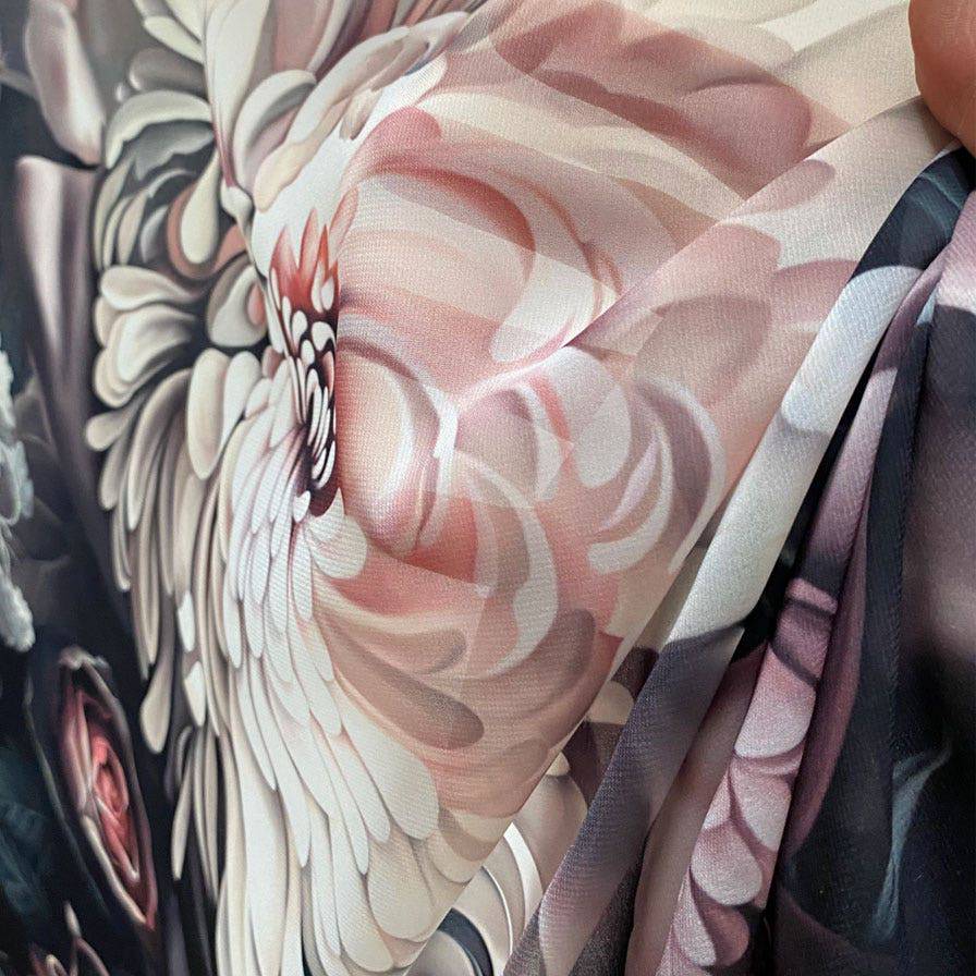 Dark Floral II Fabric - Ellie Cashman Design