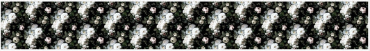 Dark Floral Wallpaper Remnant (WxH | 1363x178 cm | 536x70")