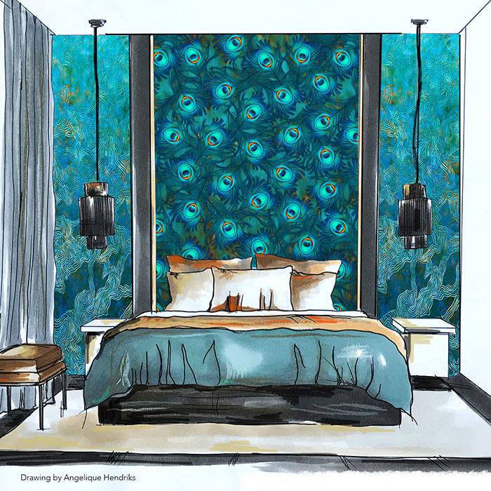 Becoming Wild Wallpaper - wallpaper - Ellie Cashman Design