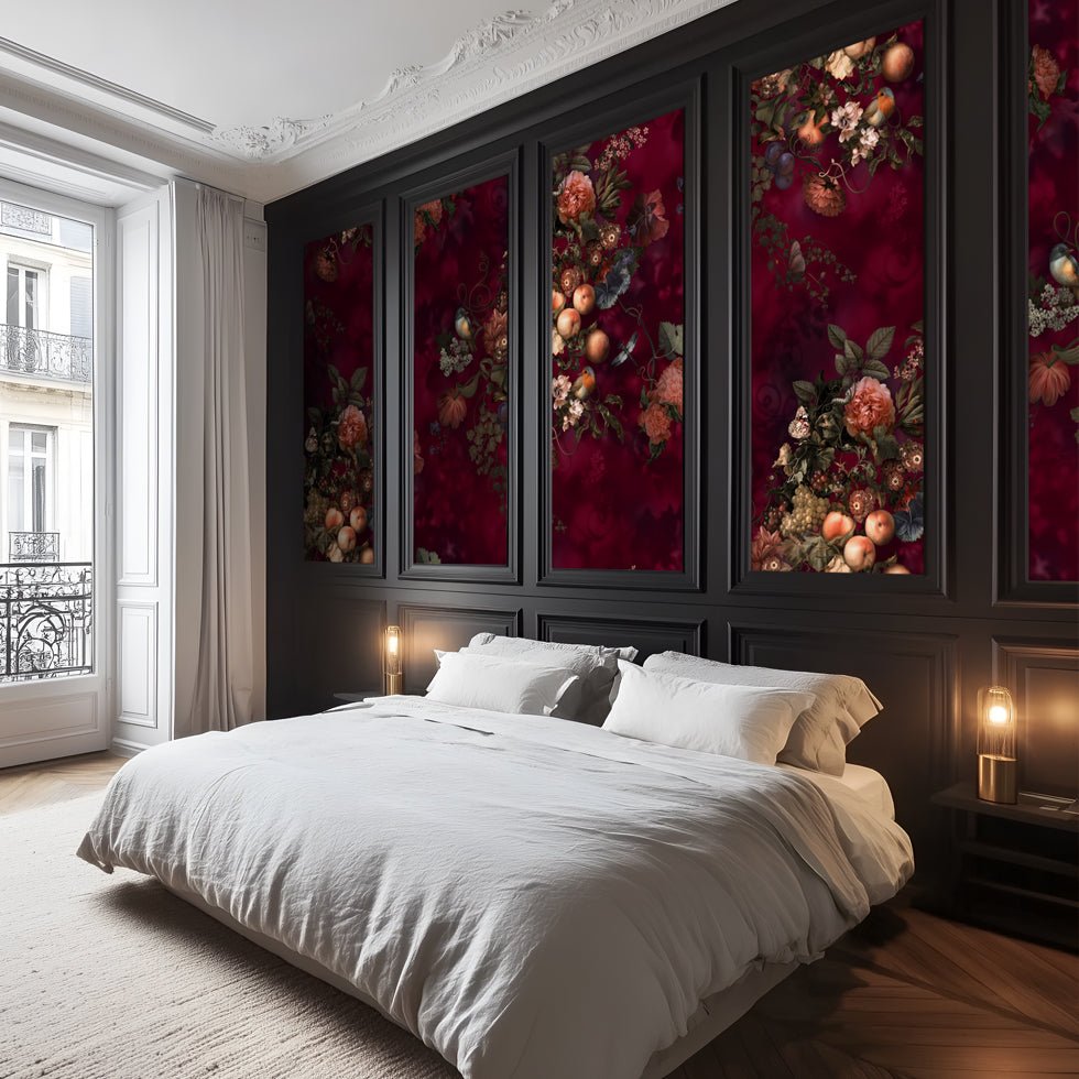 Dark Botanical Wallpaper Sample - wallpaper_samples - Ellie Cashman Design