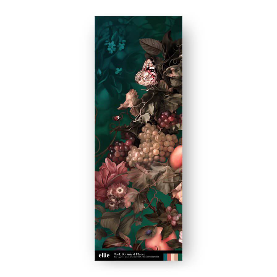 Dark Botanical Wallpaper Sample - wallpaper_samples - Ellie Cashman Design
