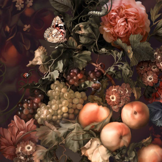 Dark Botanical Wallpaper - wallpaper - Ellie Cashman Design