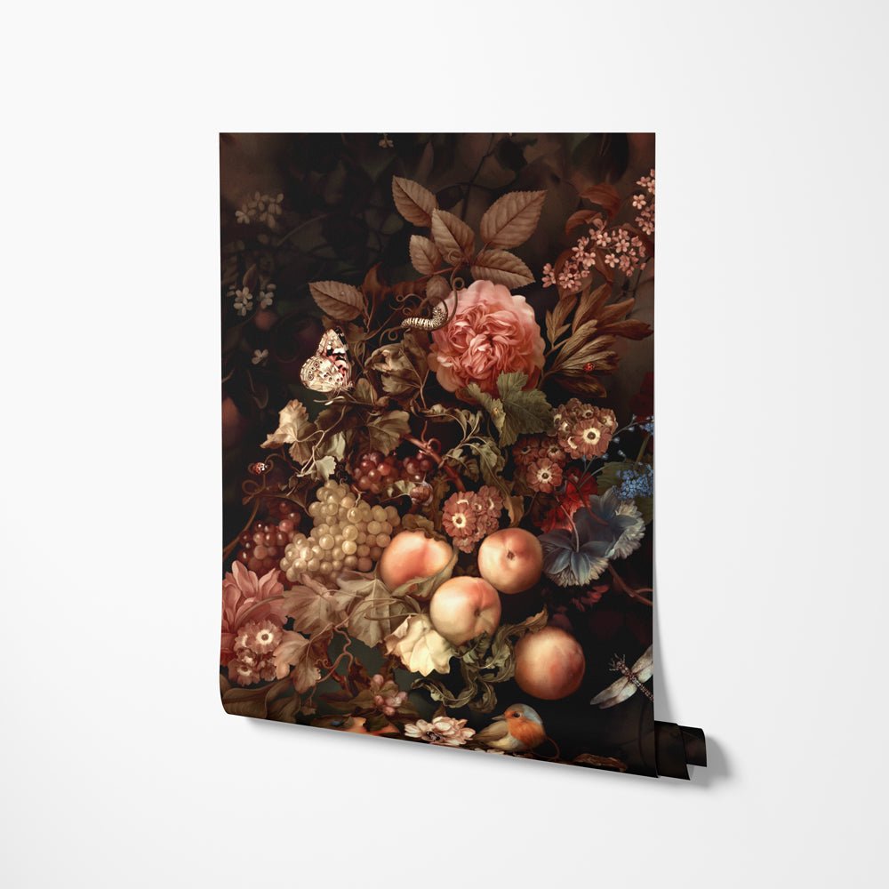 Dark Botanical Wallpaper - wallpaper - Ellie Cashman Design