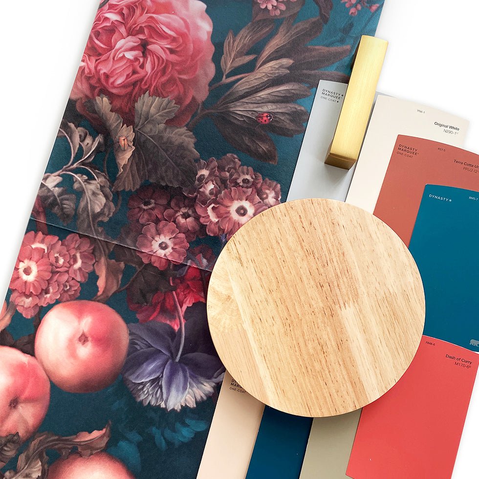 Dark Botanical Wallpaper - wallpaper - Ellie Cashman Design