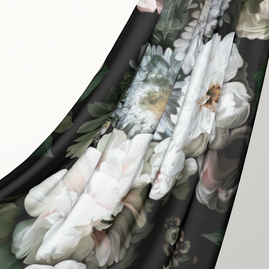Dark Floral Fabric - fabric - Ellie Cashman Design