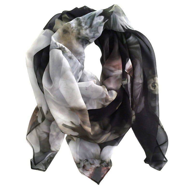 Dark Floral Fabric - fabric - Ellie Cashman Design