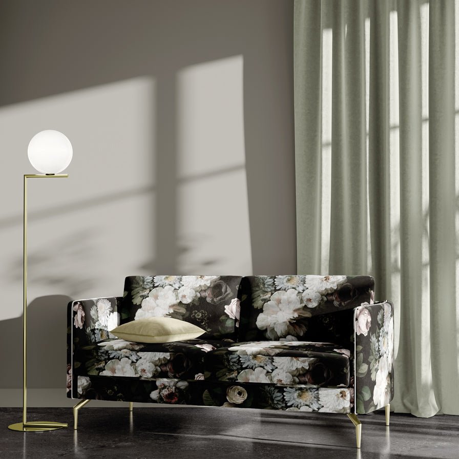 Dark Floral Fabric - fabric - Ellie Cashman Design