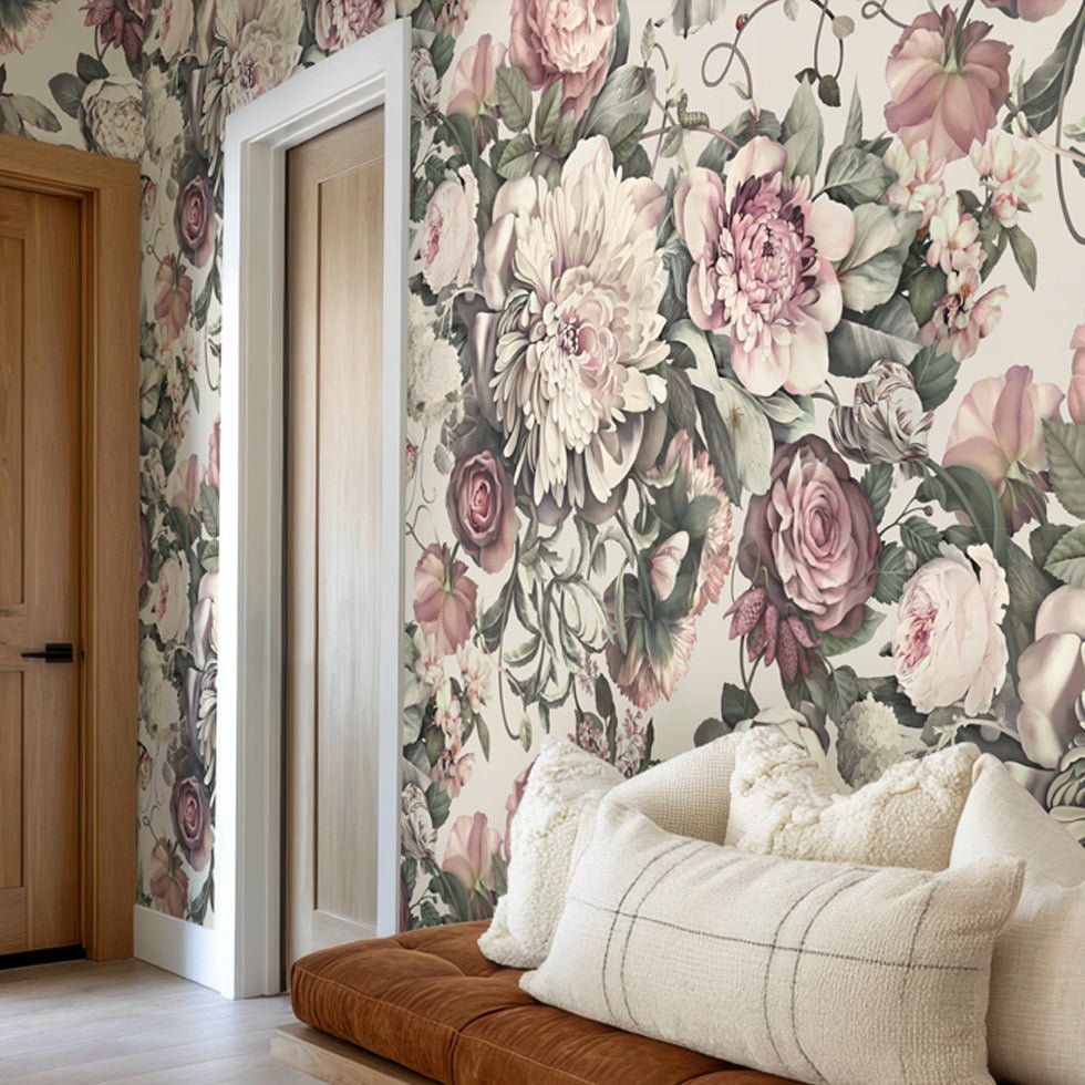Dark Floral II Wallpaper Sample - wallpaper_samples - Ellie Cashman Design