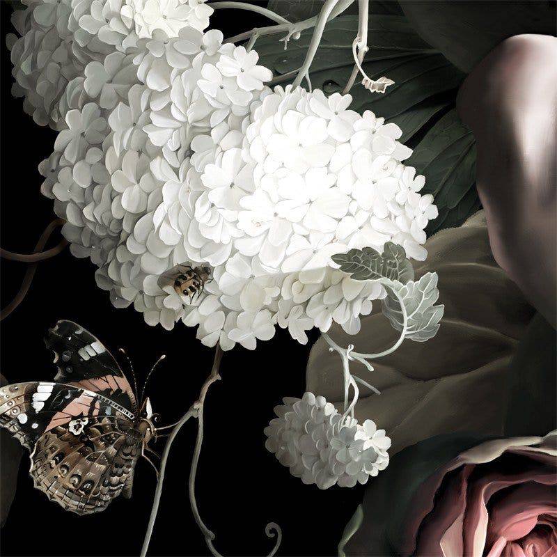 Dark Floral II Wallpaper - wallpaper - Ellie Cashman Design