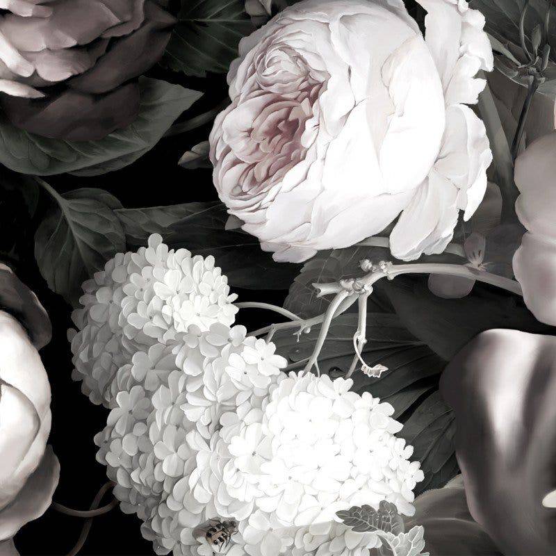 Dark Floral II Wallpaper - wallpaper - Ellie Cashman Design