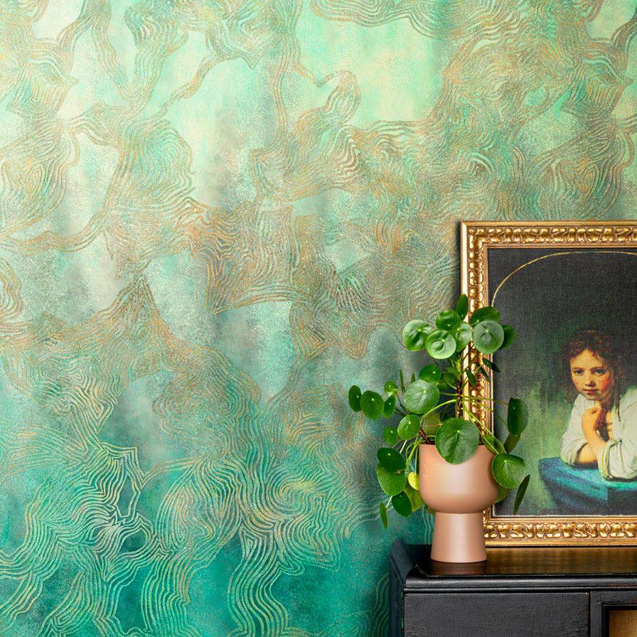 From Source to Sea Wallpaper - wallpaper - Ellie Cashman Design