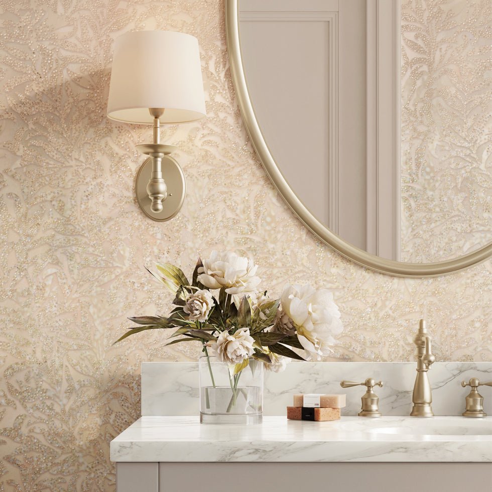 Glitter Vine Wallpaper Sample - wallpaper_samples - Ellie Cashman Design