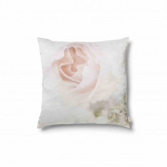 Incandescent Rose on Silk Satin Cushion (50 x 50 cm) - cushions - Ellie Cashman Design