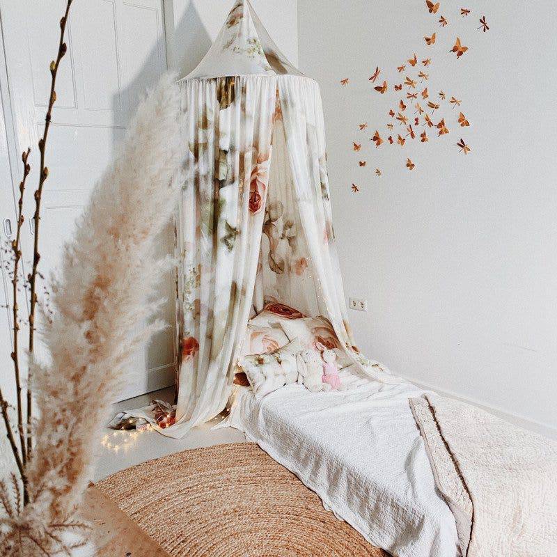 Incandescent Rose on Silk Satin Fabric - fabric - Ellie Cashman Design