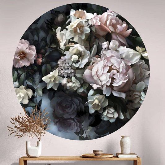 Still Life with Shadows Circle Wallpaper - circle_wallpaper_2 - Ellie Cashman Design