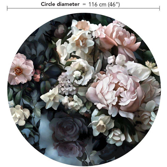 Still Life with Shadows Circle Wallpaper - circle_wallpaper_2 - Ellie Cashman Design