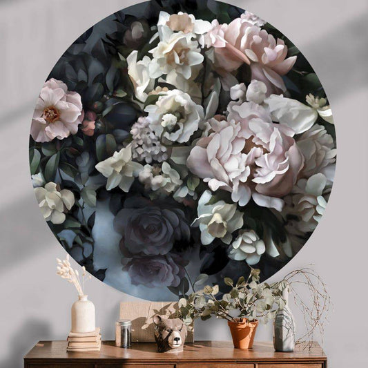 Still Life with Shadows Circle Wallpaper - circle_wallpaper_2 - Ellie Cashman Design