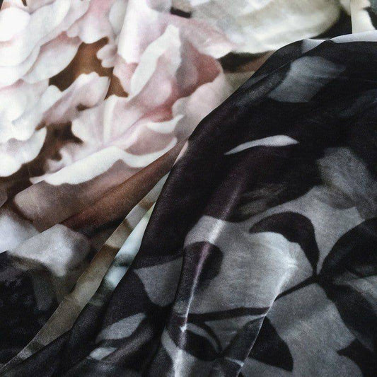 Still Life with Shadows on Velvet Fabric - fabric - Ellie Cashman Design