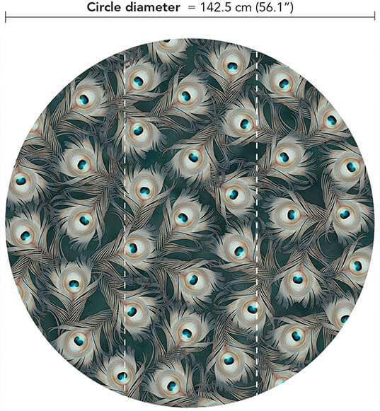 Becoming Wild Circle Wallpaper - circle_wallpaper_2 - Ellie Cashman Design
