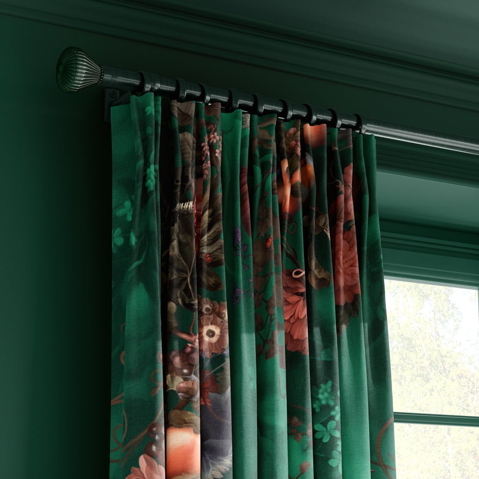 Dark Botanical Fabric - fabric_per_meter - Ellie Cashman Design