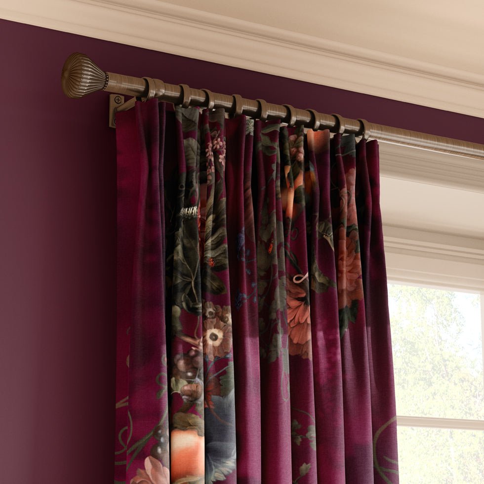 Dark Botanical Fabric - fabric_per_meter - Ellie Cashman Design