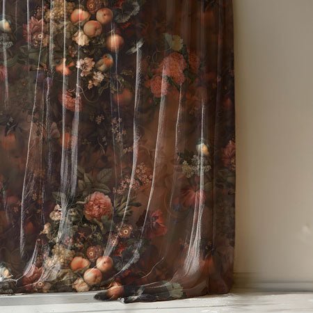 Dark Botanical Fabric - fabric_per_meter - Ellie Cashman Design
