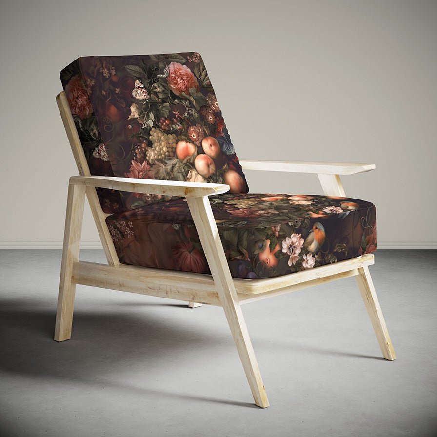 Dark Botanical Fabric - fabric_per_meter - Ellie Cashman Design