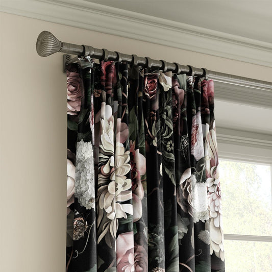 Dark Floral II Fabric - fabric_per_meter - Ellie Cashman Design