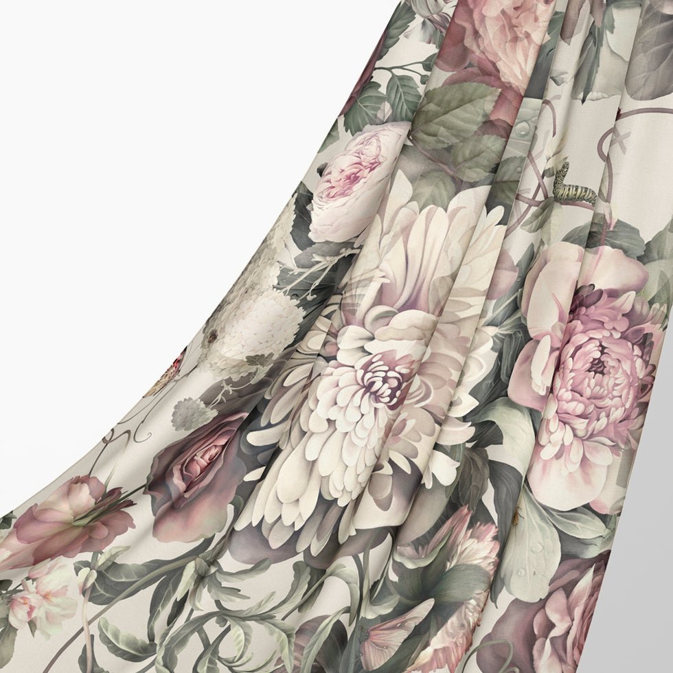 Dark Floral II Fabric - fabric_per_meter - Ellie Cashman Design