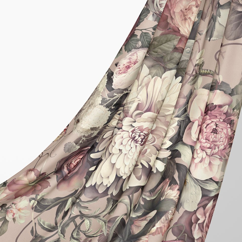 Dark Floral II Fabric - fabric_per_meter - Ellie Cashman Design