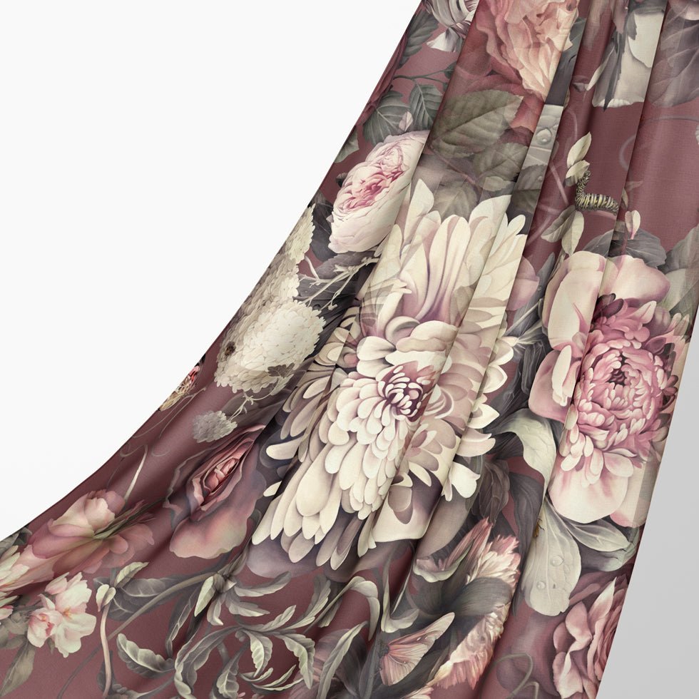 Dark Floral II Fabric - fabric_per_meter - Ellie Cashman Design