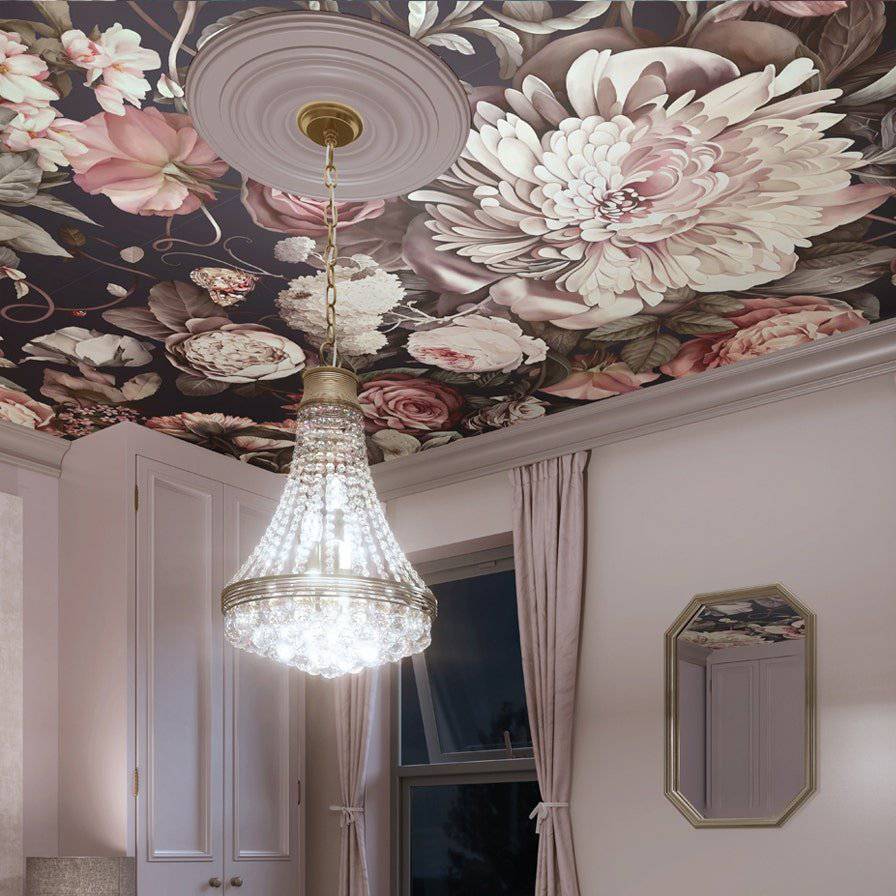Dark Floral II Wallpaper | Explore Dramatic Wallpaper - Ellie Cashman ...