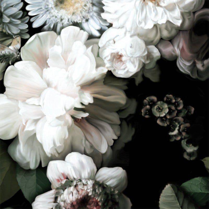 Dark Floral Vinyl Wallcovering (1375 x 270 cm) - wallcovering - Ellie Cashman Design
