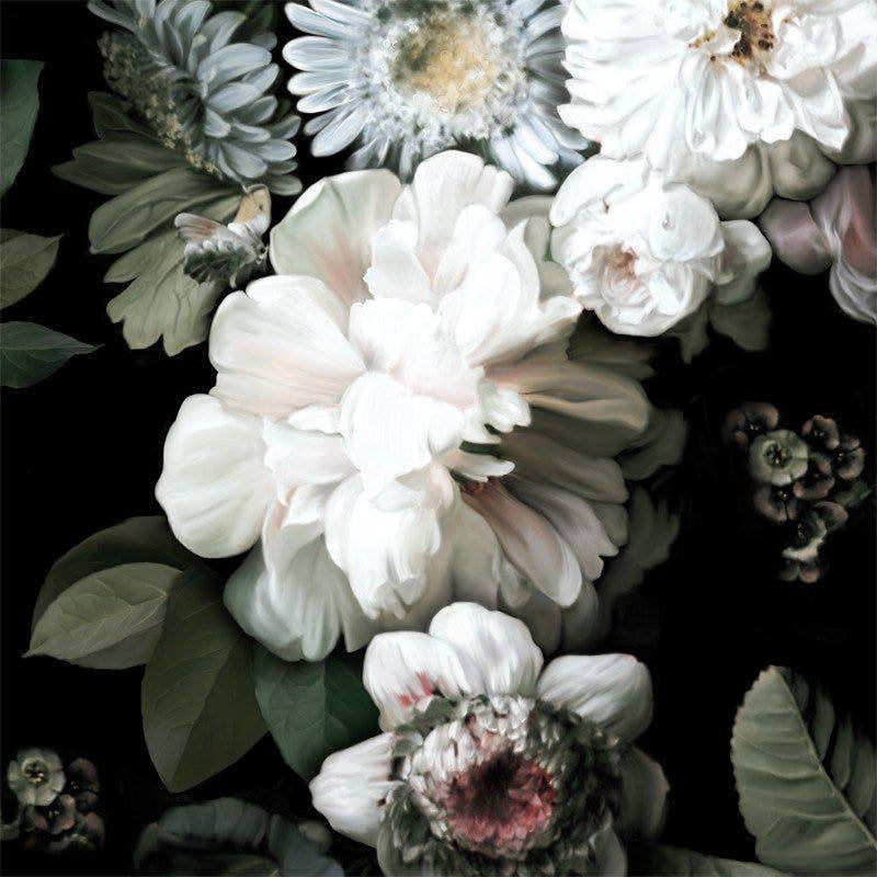 Dark Floral Wallpaper - wallpaper - Ellie Cashman Design