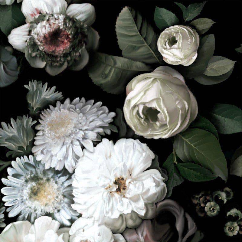 Dark Floral Wallpaper - wallpaper - Ellie Cashman Design