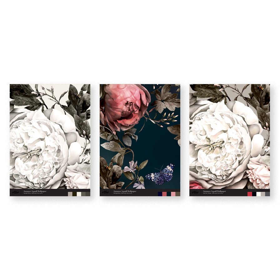 Floral Wallpaper Sample Book Part 1 - Large Format Samples - wallpaper_sample_book - Ellie Cashman Design