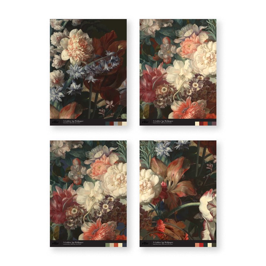 Floral Wallpaper Sample Book Part 2 - Large Format Samples - wallpaper_sample_book - Ellie Cashman Design