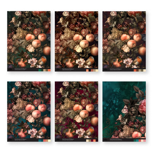 Floral Wallpaper Sample Book Part 2 - Large Format Samples - wallpaper_sample_book - Ellie Cashman Design