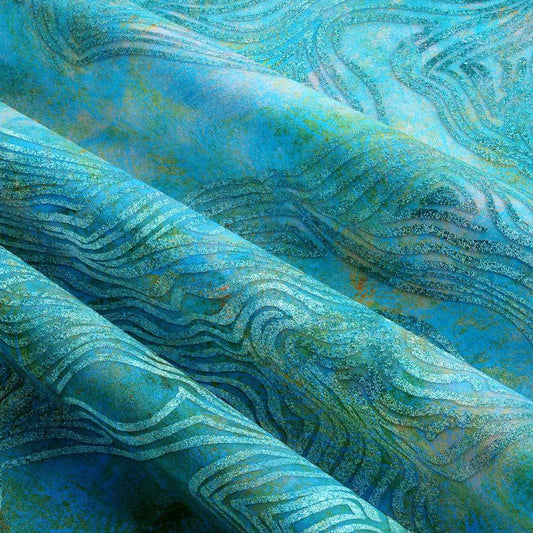 From Source to Sea Fabric - fabric - Ellie Cashman Design