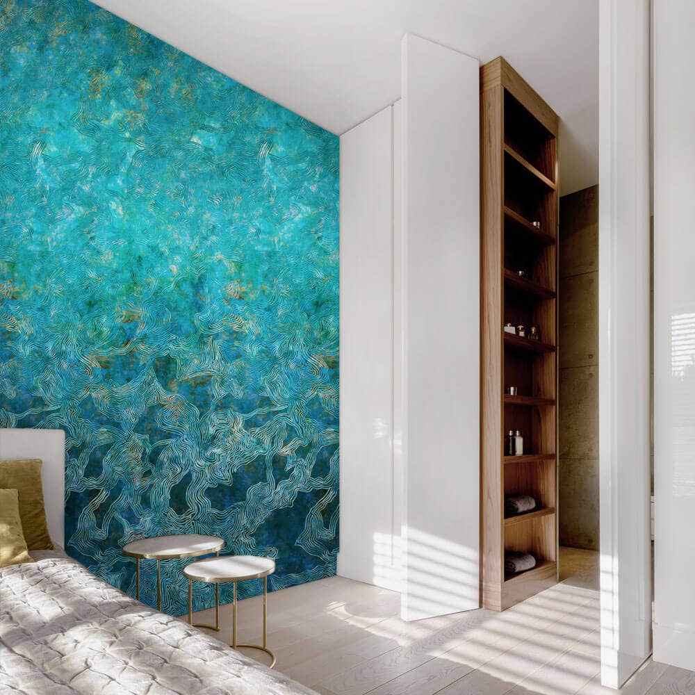 From Source to Sea Wallpaper - wallpaper - Ellie Cashman Design