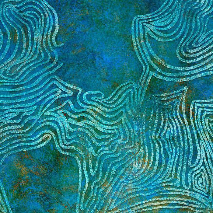 From Source to Sea Wallpaper - wallpaper - Ellie Cashman Design