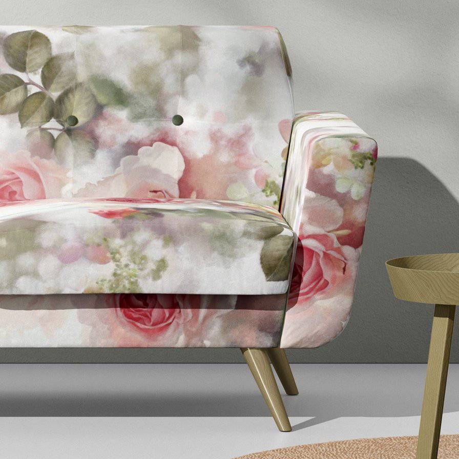 Incandescent Rose Fabric Sample - fabric_samples - Ellie Cashman Design