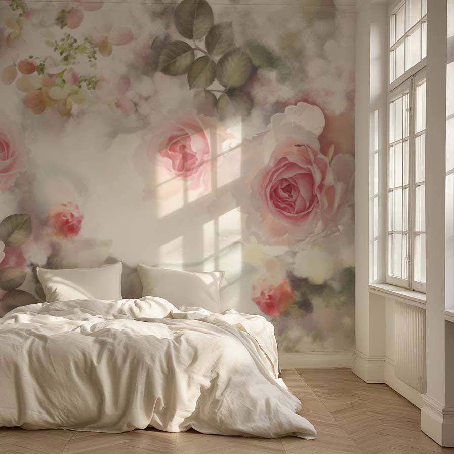 Incandescent Rose Wallpaper - wallpaper - Ellie Cashman Design