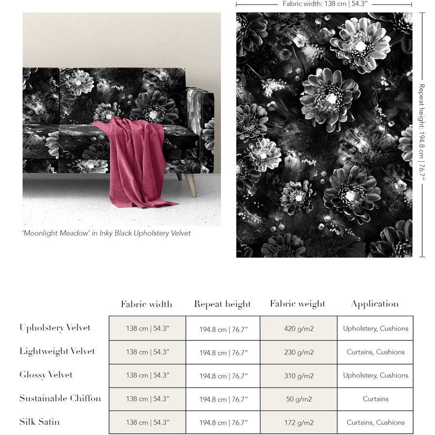 Moonlight Meadow Fabric Sample - fabric_samples - Ellie Cashman Design